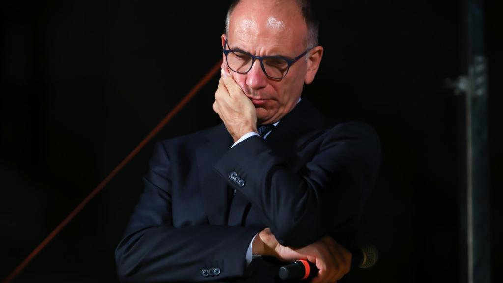 El secretario general del Partido Democrático, Enrico Letta.