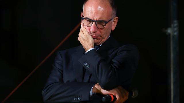 El secretario general del Partido Democrático, Enrico Letta.