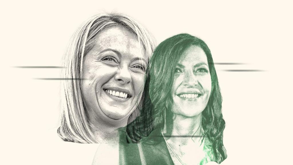 Giorgia Meloni y Macarena Olona.