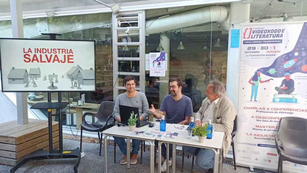 Inauguración de las IV Jornadas Videojuego y Literatura de la Fundación Carlos Casares en Vigo.