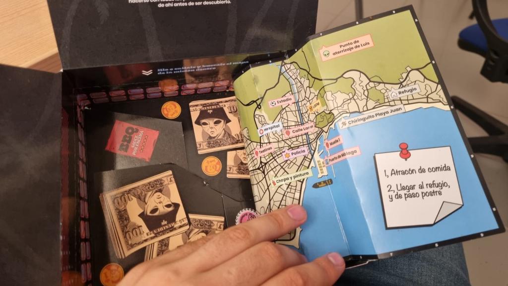 Mapa de Málaga en el menú de IlloJuan.