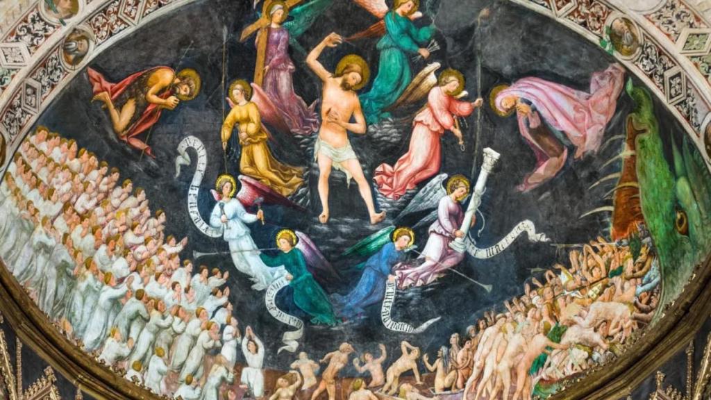 Juicio final. Catedral Vieja de Salamanca. Capilla mayor