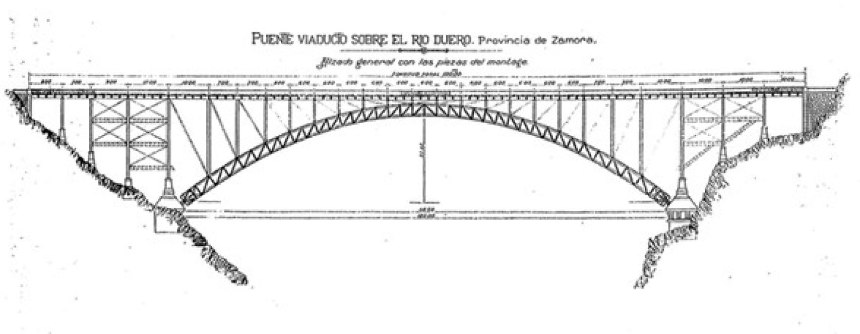 Diseño definitivo de Puente Pino de José Eugenio Ribera