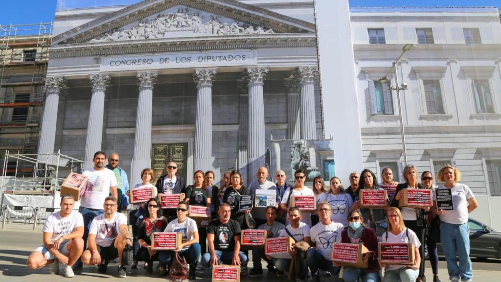 Todas las familias en el Congreso de los Diputados.