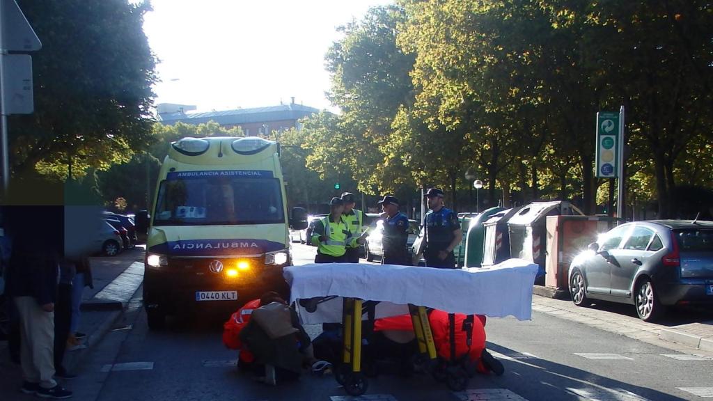 Imagen del paso de peatones de Burgos