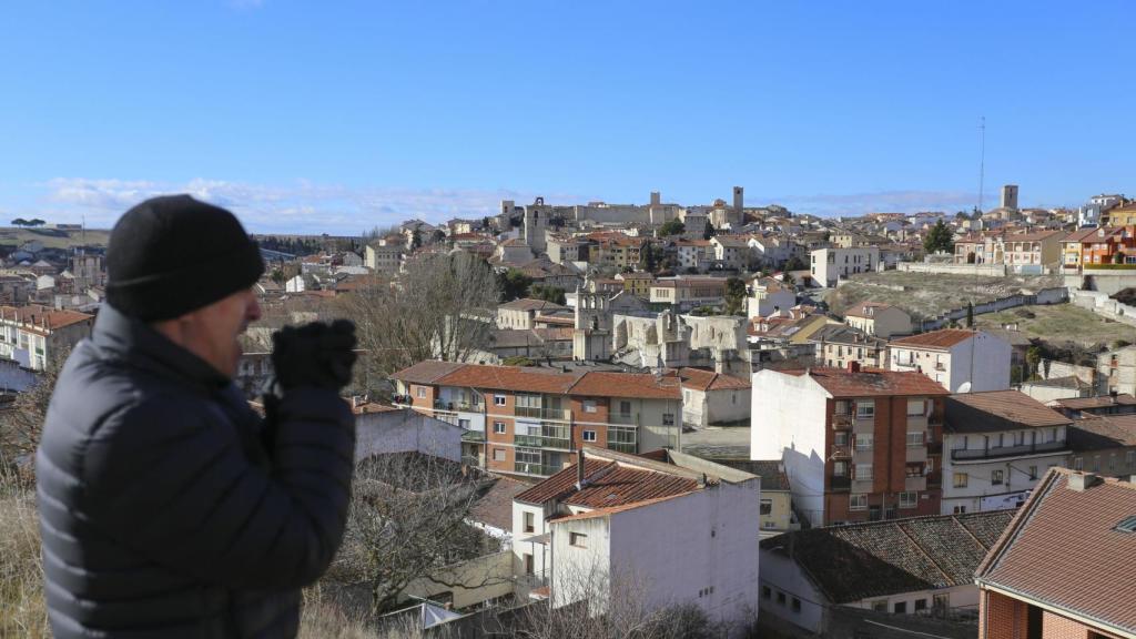 Imagen de archivo de la ola de frío en Cuéllar