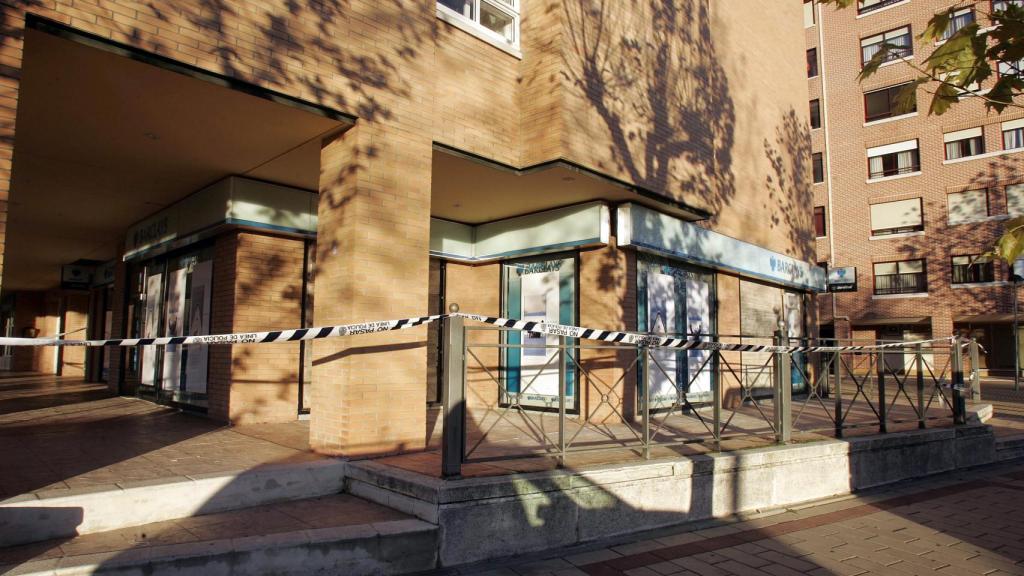 Imagen de archivo del robo en una sucursal bancaria