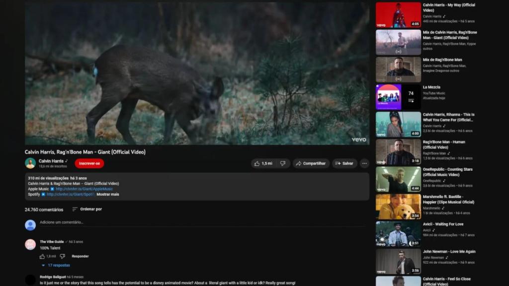 Diseño del reproductor de YouTube