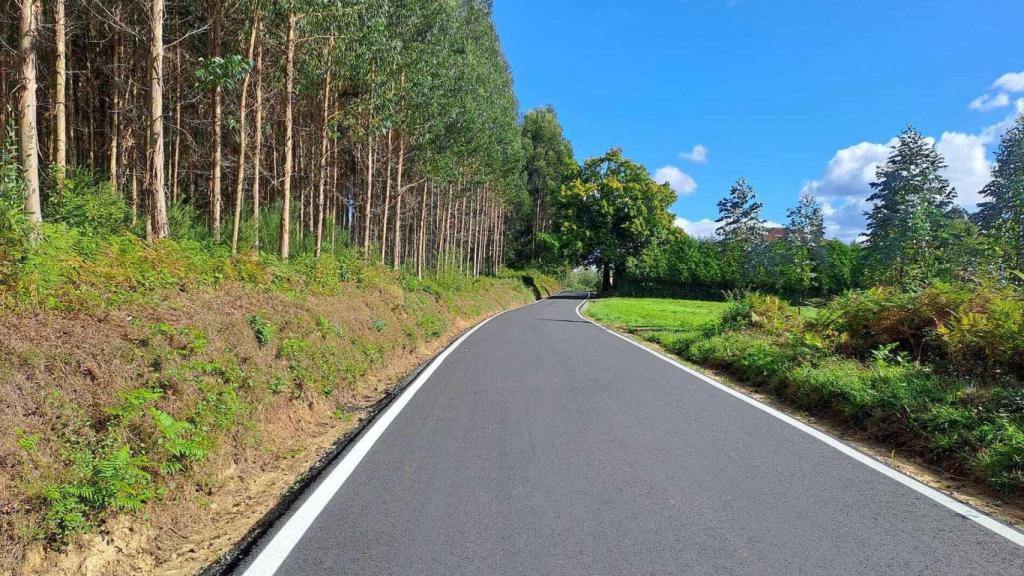 Trabajos realizados en el camino de A Campiña.