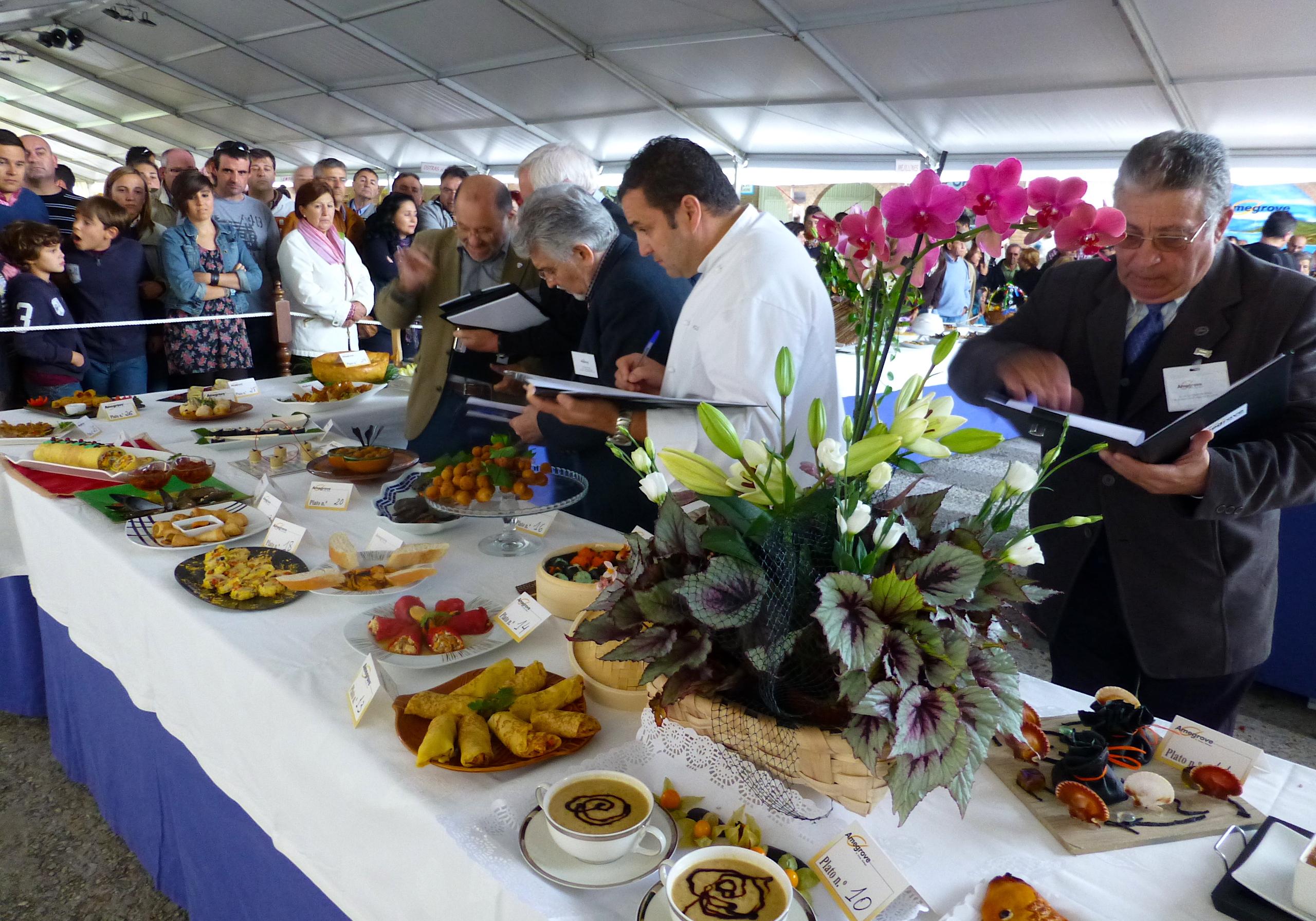 Concurso de la Festa do Marisco en O Grove.