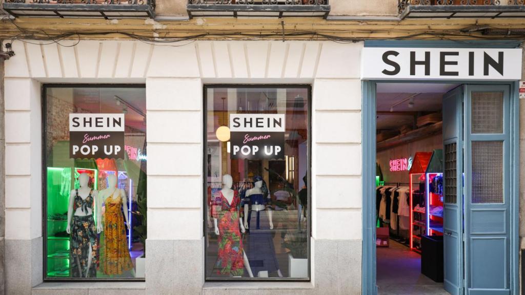 Tienda de Shein temporal en Madrid