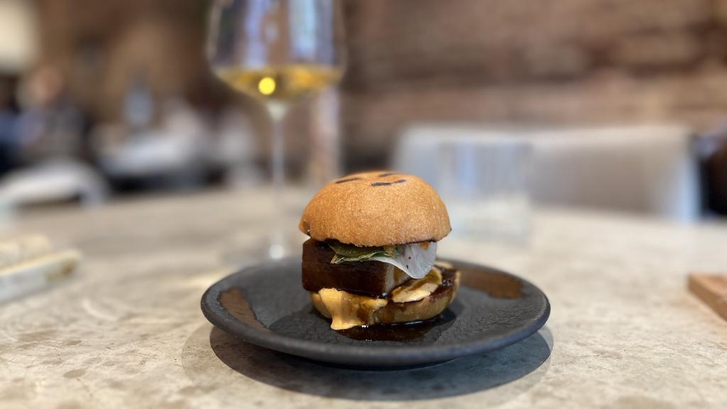 Bocata brioche con panceta