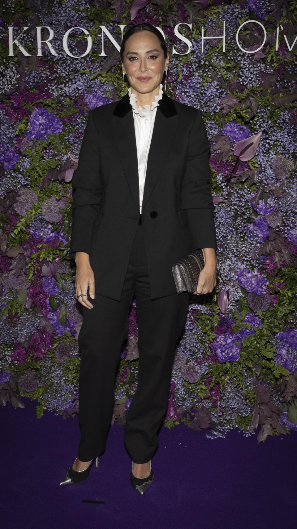 Tamara Falcó, con traje de Sandro.