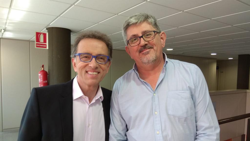 Francisco Navarro junto a Jordi Hurtado.