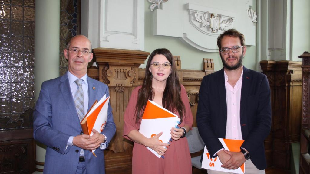 Los concejales del Grupo Municipal Ciudadanos en el Ayuntamiento de Valladolid