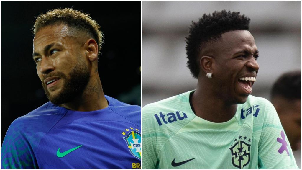 Neymar y Vinicius