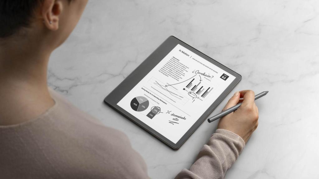 El Amazon Kindle Scribe.