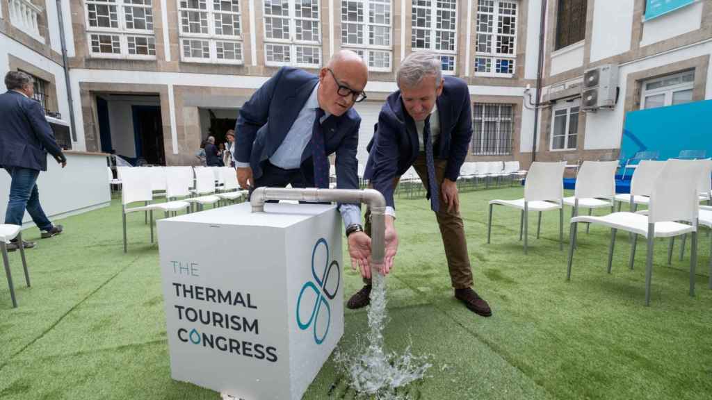 Baltar y Rueda participaron en la apertura del Congreso Internacional de Termalismo que se celebra en Ourense.