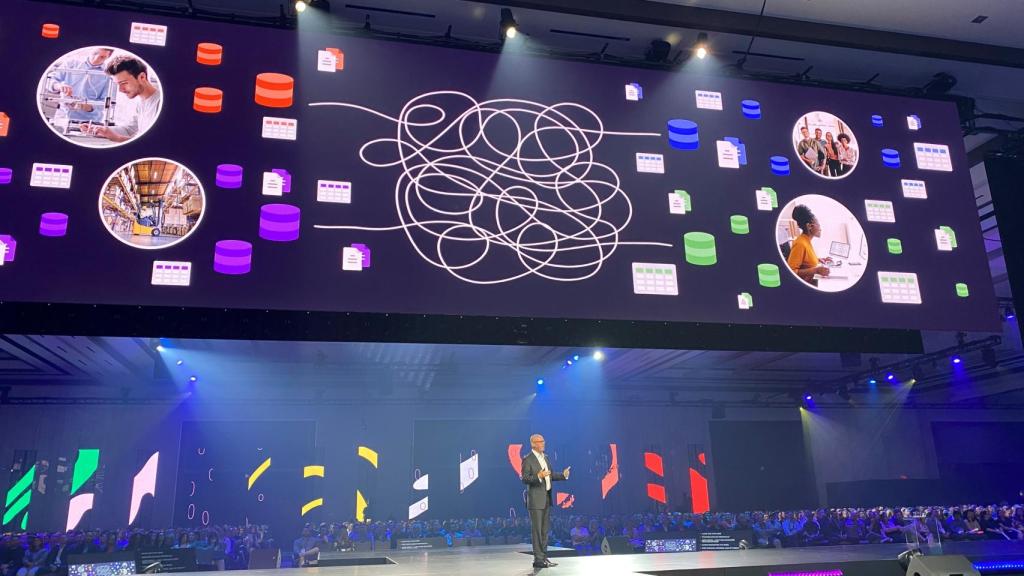 Evan Goldberg, al inicio de la presentación. FOTO: JAP