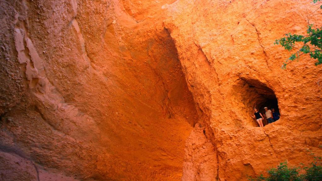 Visitantes en Las Médulas