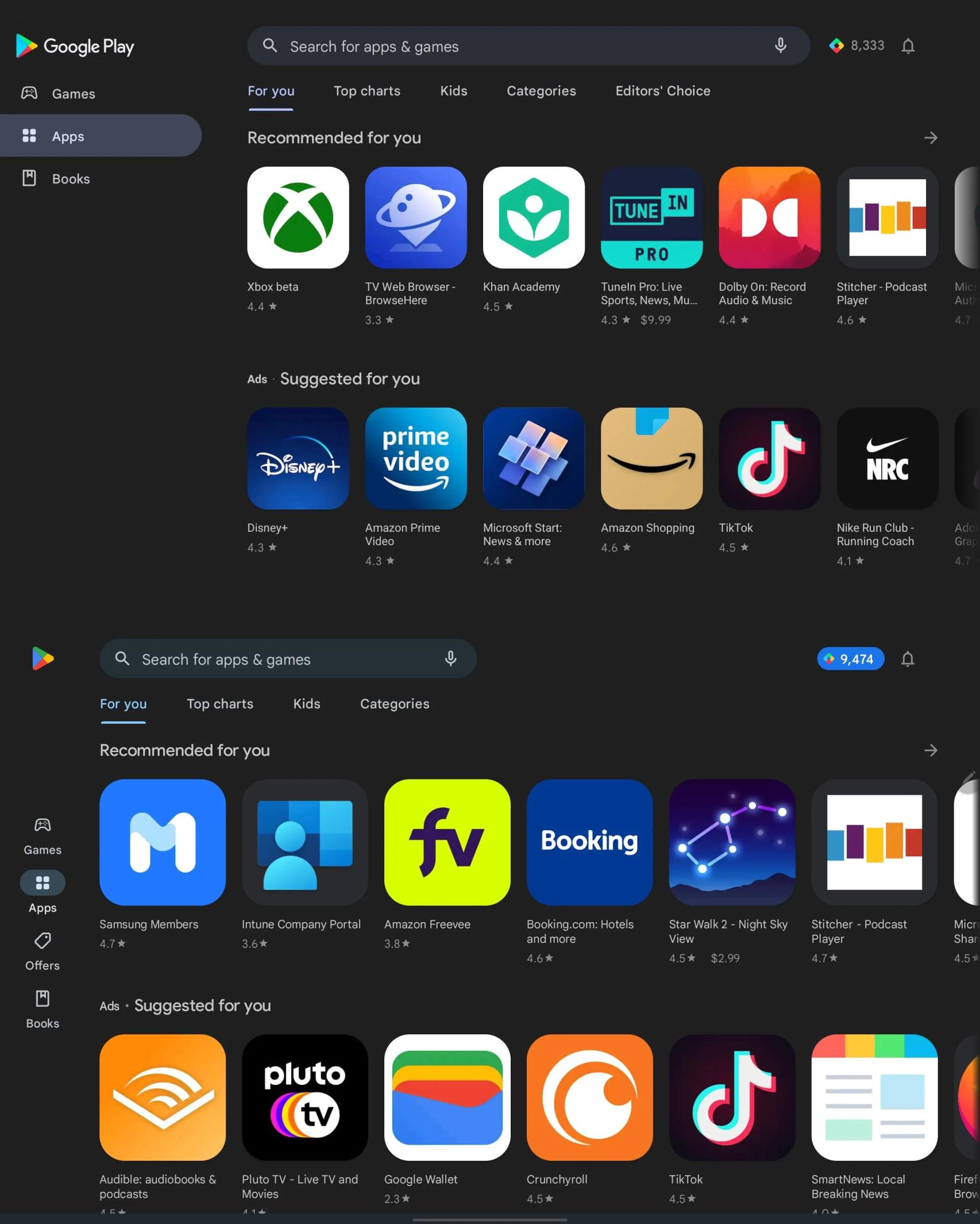 Arriba el antes, abajo la nueva versión