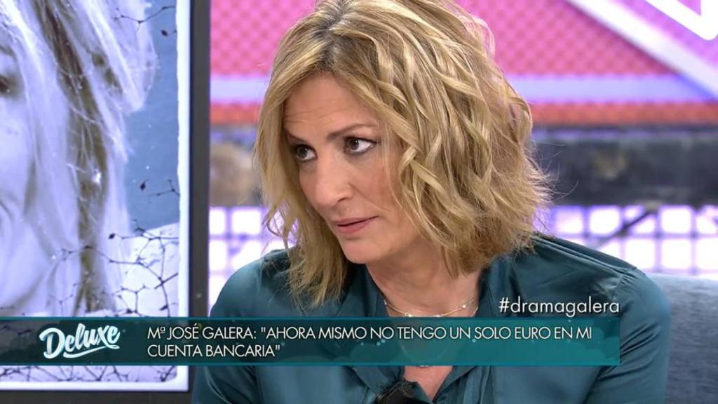 María José Galera en una de sus visitas a 'Sábado Deluxe'.