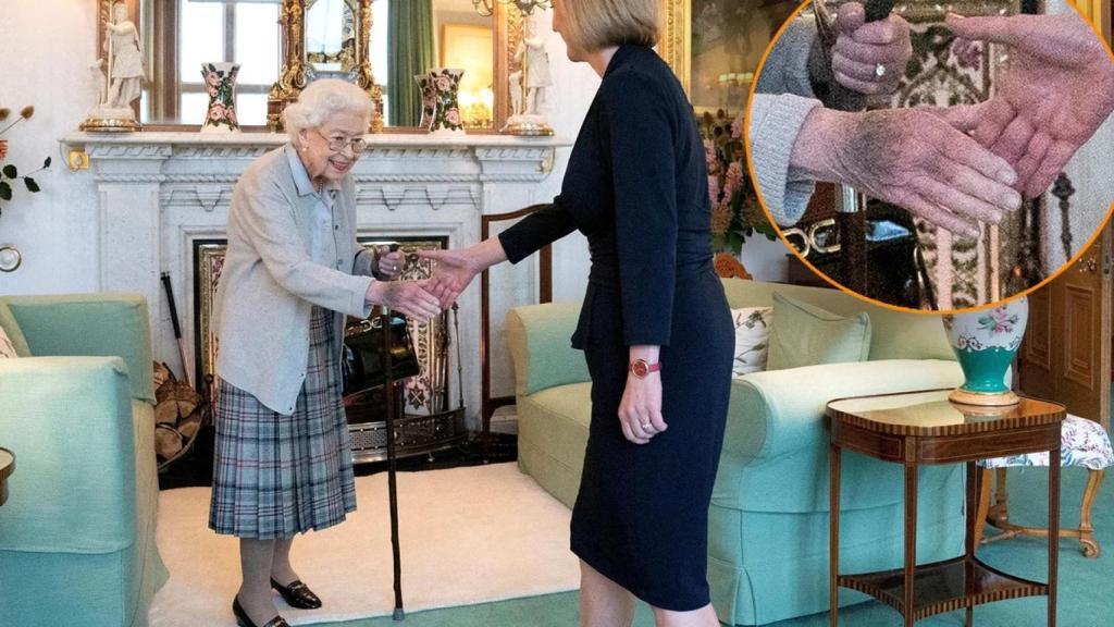 Última imagen pública de la reina Isabel II durante el besamanos con Liz Truss, el pasado 6 de septiembre.