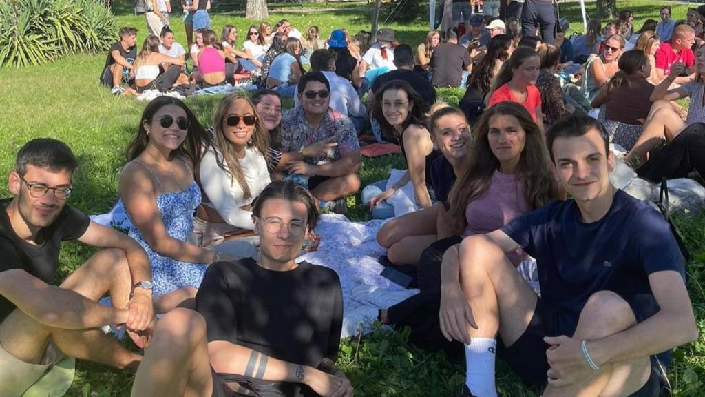 Estudiantes de Erasmus disfrutan de los parques de Salamanca