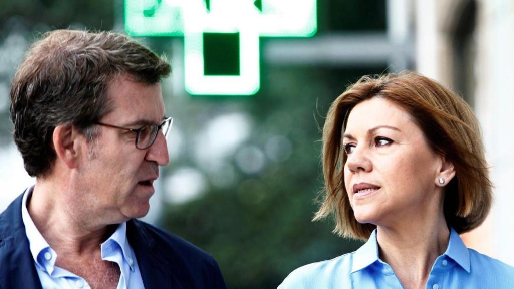 Alberto Núñez Feijóo y María Dolores de Cospedal, en una imagen de archivo