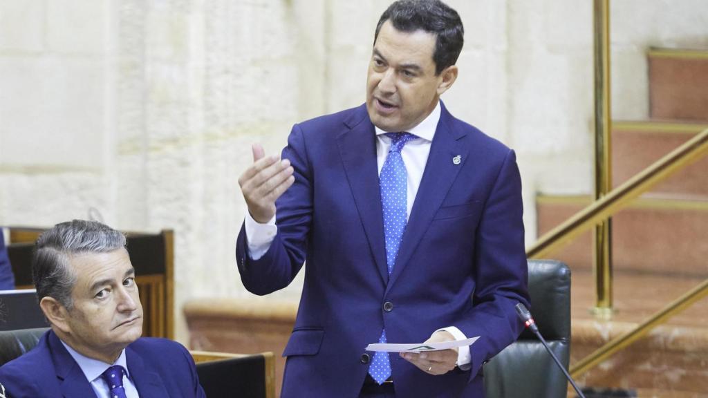 El presidente de la Junta de Andalucía, Juanma Moreno.