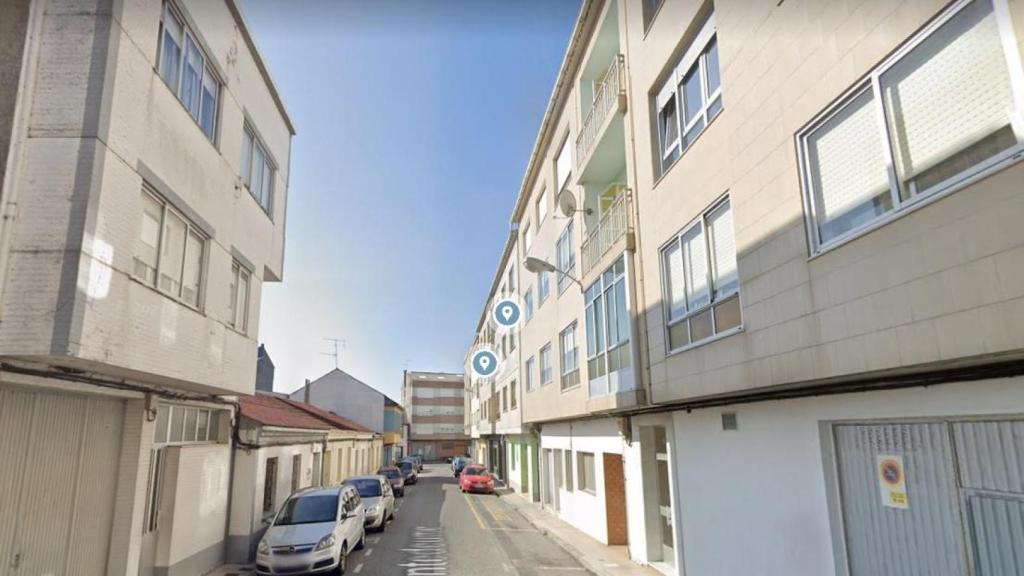 Calle Pontedeume de la localidad pontesa