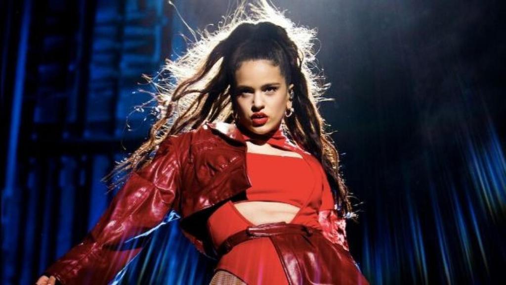Rosalía en uno de sus conciertos