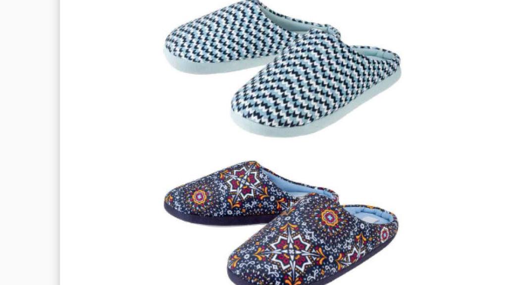 Zapatillas de casa de Lidl