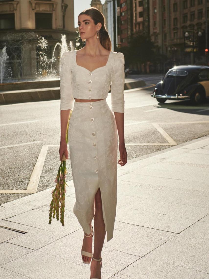 Detalles del conjunto de Apparentia que ha lucido Marta Lozano.