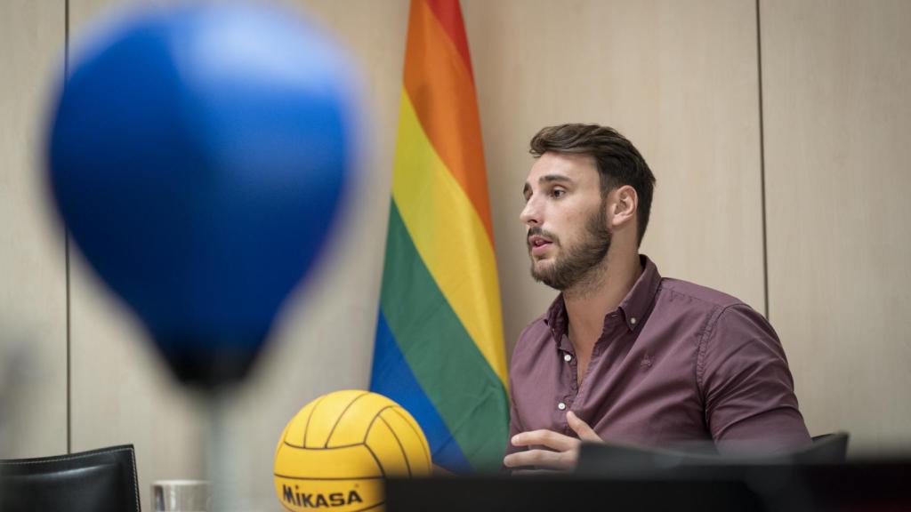 Víctor Gutiérrez durante la entrevista