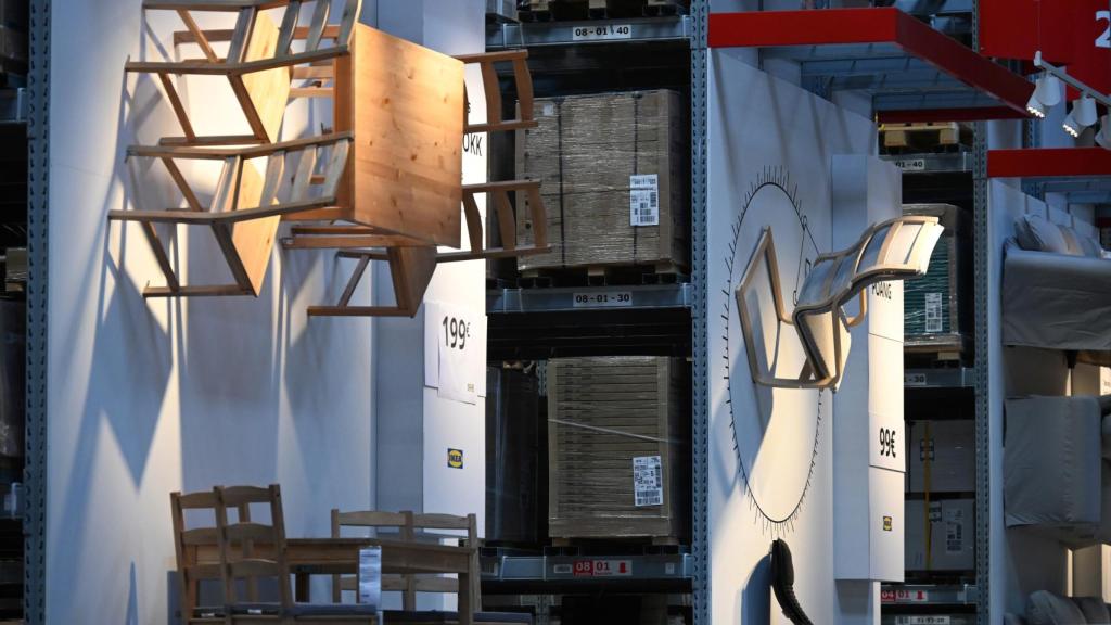 Muebles en el almacén de Ikea