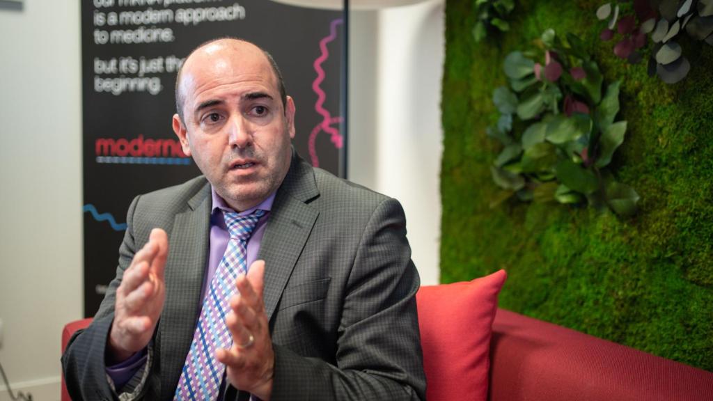 Rolando Pajón durante la entrevista concedida a EL ESPAÑOL-Invertia.