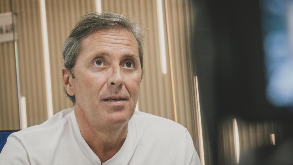 Paco González durante la entrevista.