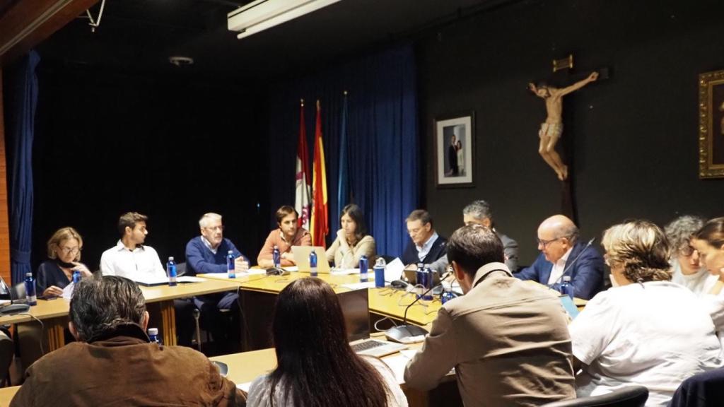 Imagen del pleno en el Ayuntamiento de Simancas