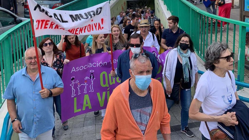 Una concentración de la Plataforma Soterramiento Valladolid