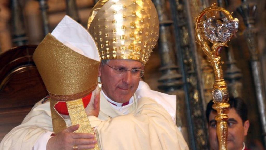 Braulio Rodríguez en el acto de la toma de posesión