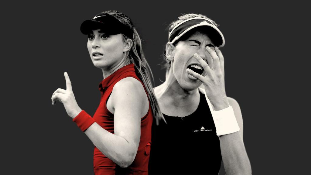 Paula Badosa y Garbiñe Muguruza