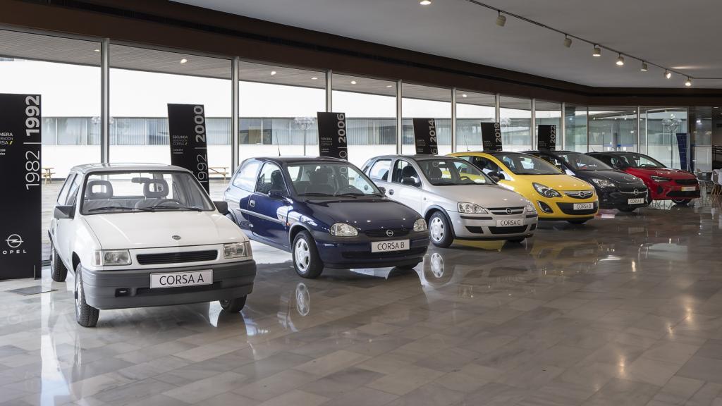 Todas las generaciones del Opel Corsa.