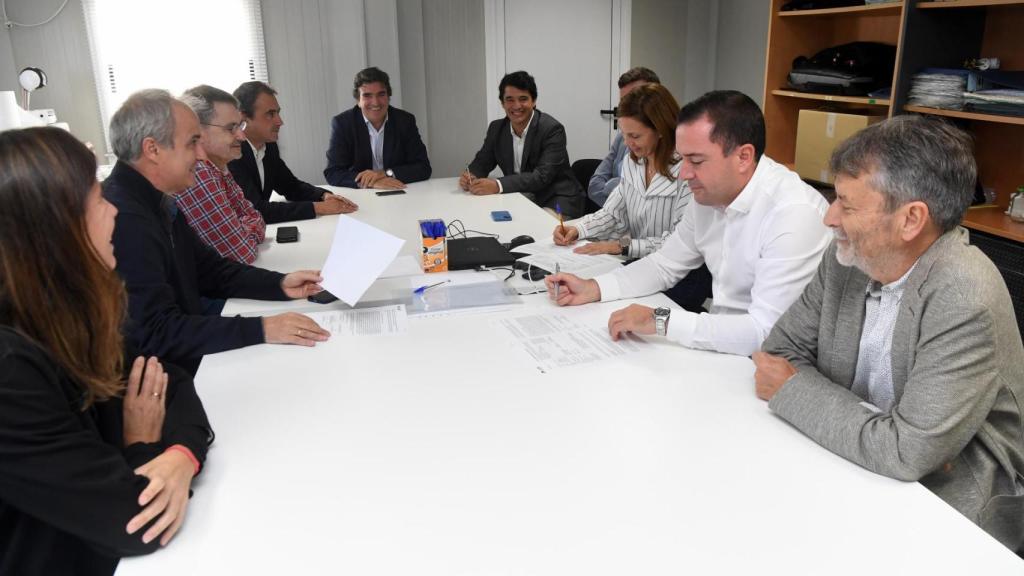 Firma del acta de replanteo.