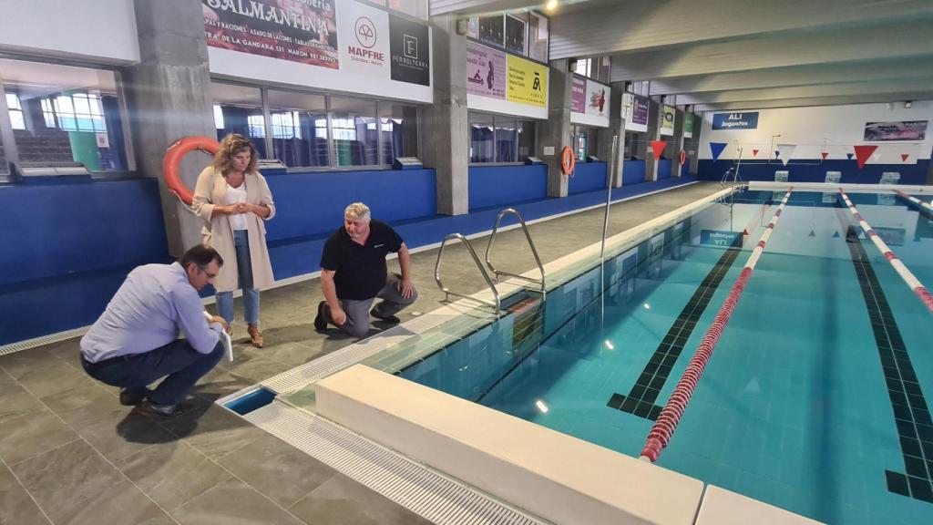 Marián Ferreiro visitó esta mañana las instalaciones
