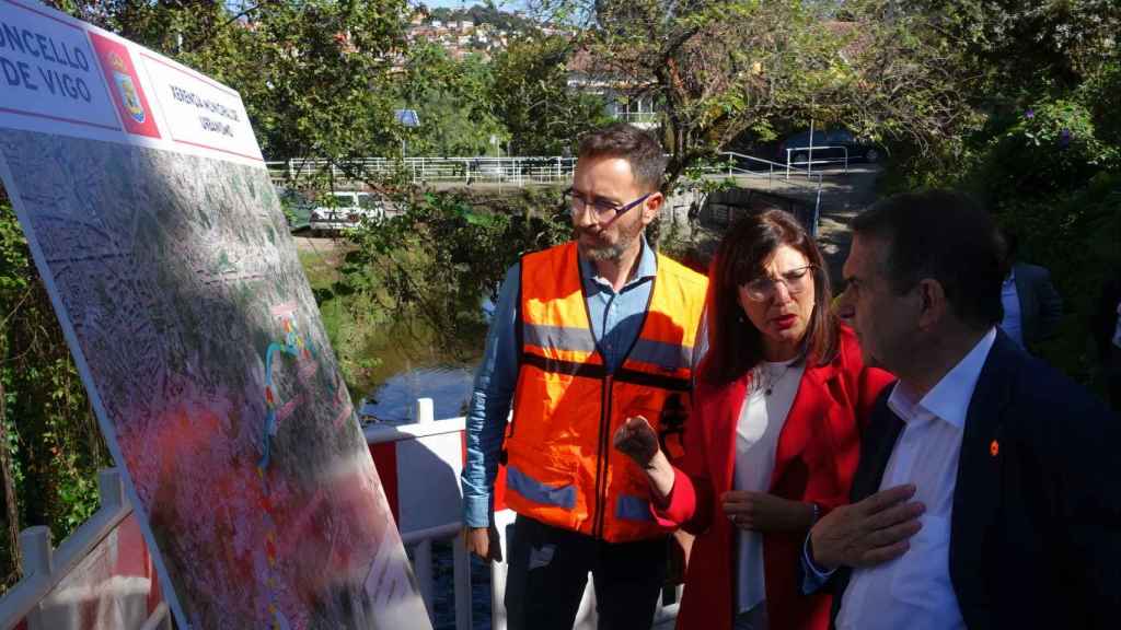 Visita a las obras del paseo fluvial del Lagares.