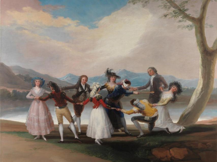 Cuadro 'La gallina ciega' (1789), de Francisco de Goya, que puede verse en el Museo del Prado.