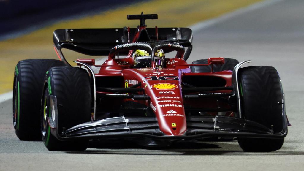 Charles Leclerc en el Gran Premio de Singapur