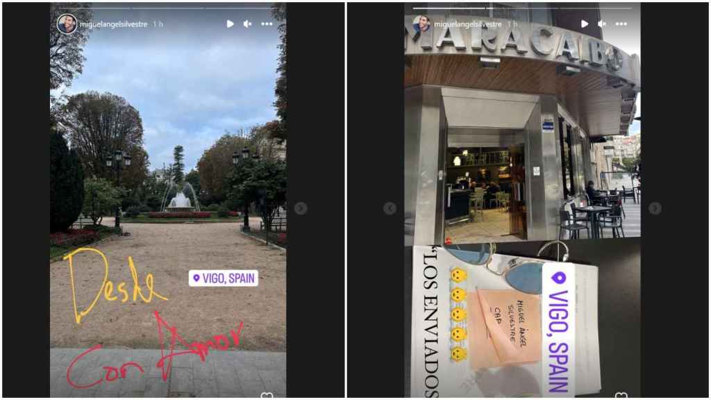 Miguel Ángel Silvestre en Vigo.