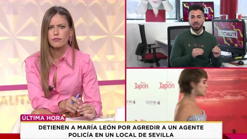 Imagen de 'Socialité' durante la información sobre María León